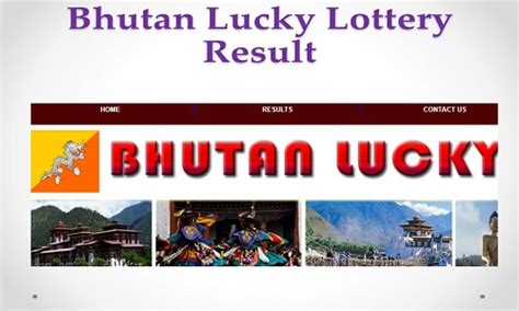 bhutan lucky lottery result.